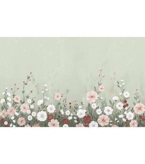 Lilipinso H0782 Eden - mural dziecięcy w kwiaty