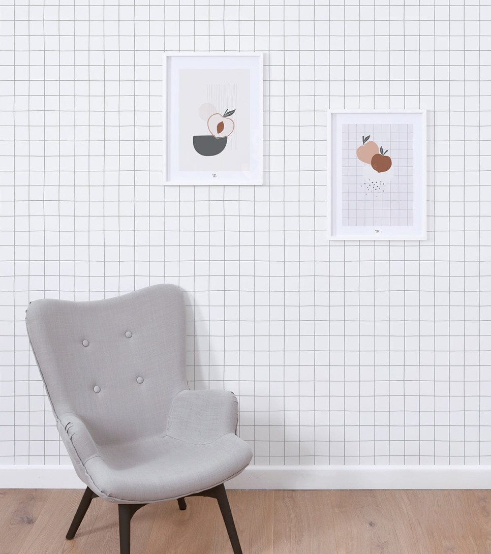 Lilipinso H0790 Minima - tapeta dziecięca w kratkę