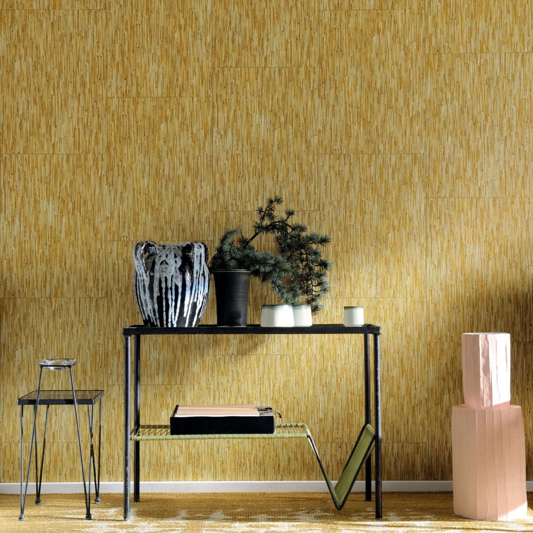 Elitis VP 715 05 Formentera La casa de paja - tapeta imitująca matę ze słomy