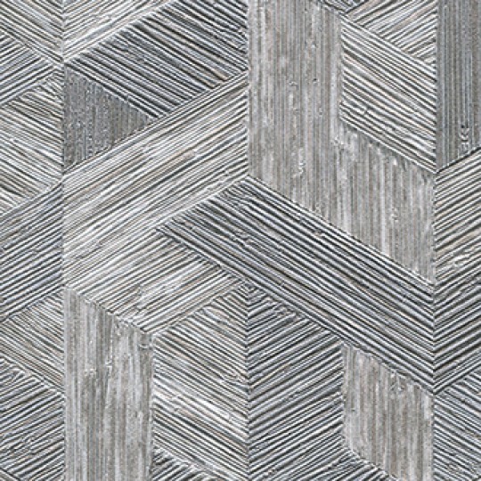 Elitis VP 718 04 Formentera Juego de paja - tapeta w geometryczny wzór o strukturze słomy