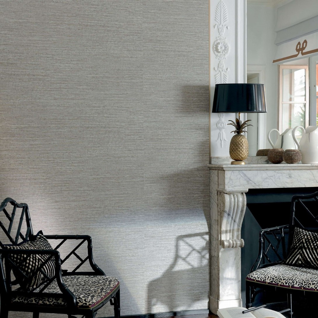 Elitis VP 711 05 Panama Dandy - tapeta w paski imitująca materiał