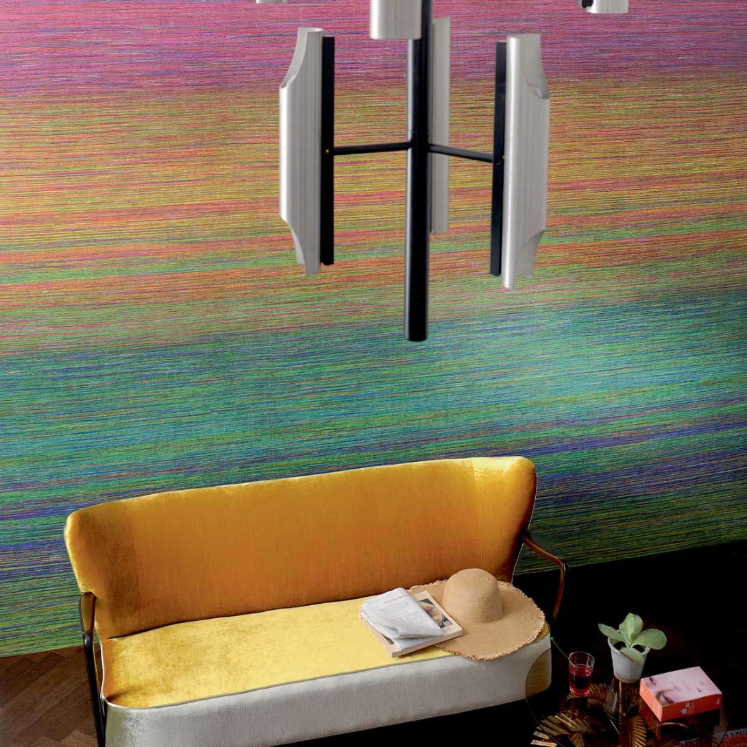 Elitis VP 714 01 Panama Divali - mural w imitujący tkaninę w paski