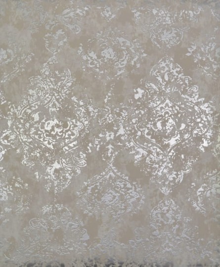 York NW3568 Antonina Vella Modern Metals Stargazer White/Silver - tapeta w metaliczne ornamenty