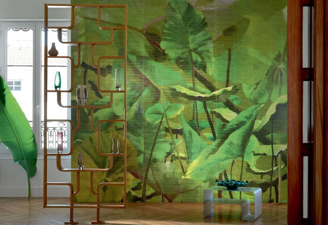 Elitis VP 429 01 ABCG Legend Lost in plantation - mural w duże egzotyczne liście