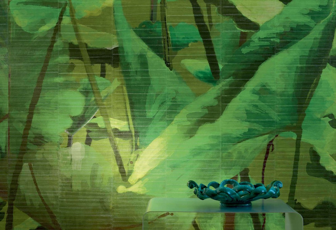 Elitis VP 429 01 ABCG Legend Lost in plantation - mural w duże egzotyczne liście