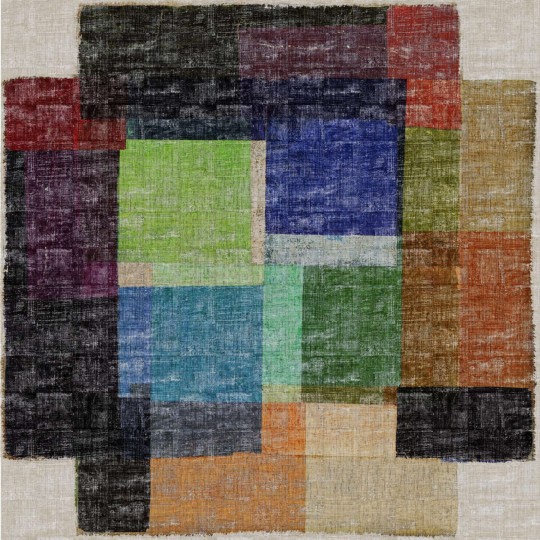 Elitis VP 605 01 Raffia & Madagascar Raffia - mural w abstrakcyjny wzór w splot imitujący rafię