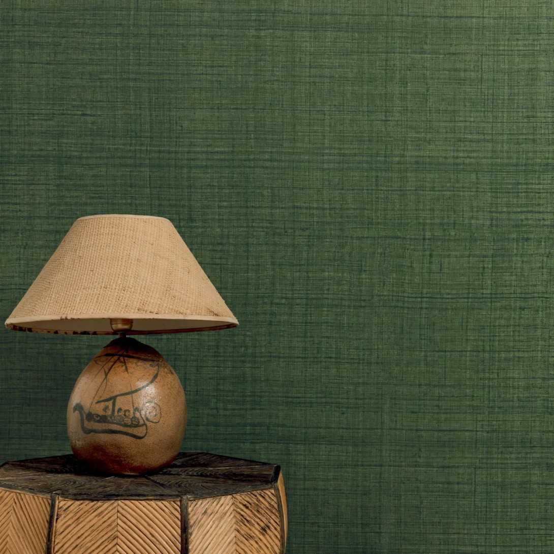 Elitis VP 730 03 Textures Végétales Abaca - tapeta imitująca plecionkę z włókna abaki