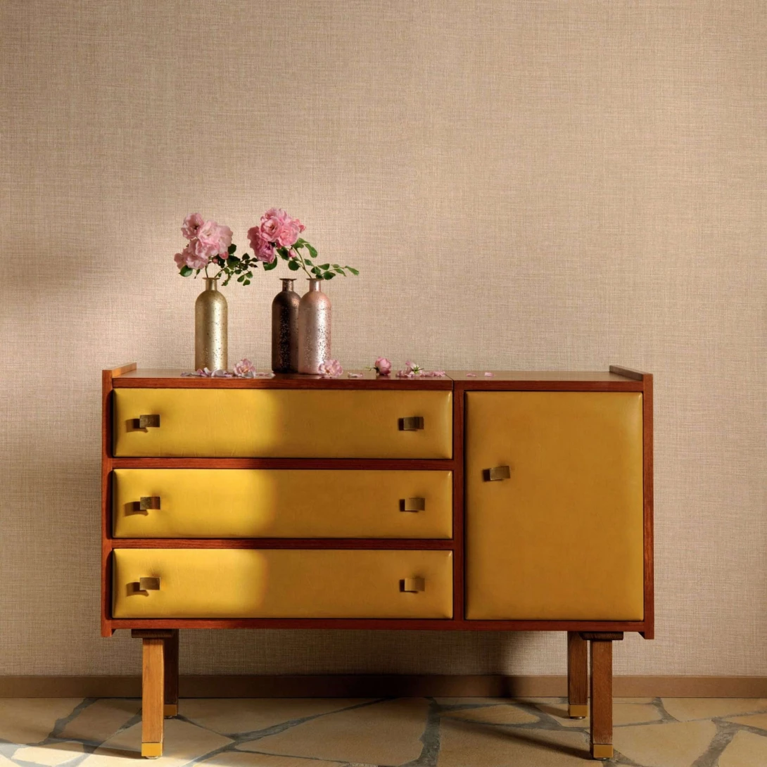 Elitis VP 731 18 Textures Végétales Madagascar - tapeta imitująca plecionkę z włókna roślinnego