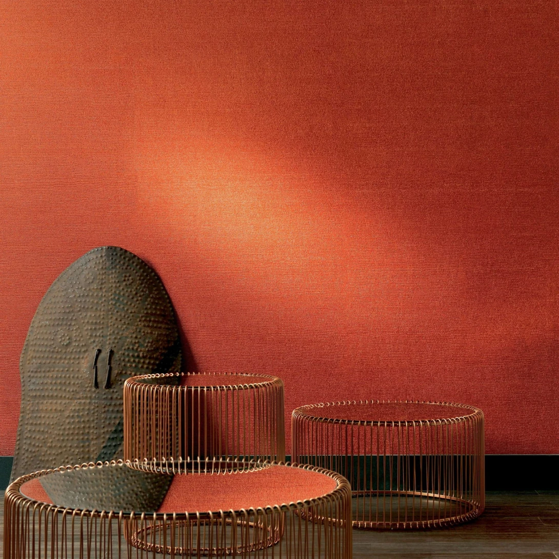 Elitis VP 910 16 Perles Jade - tapeta w fale z motywem koralików