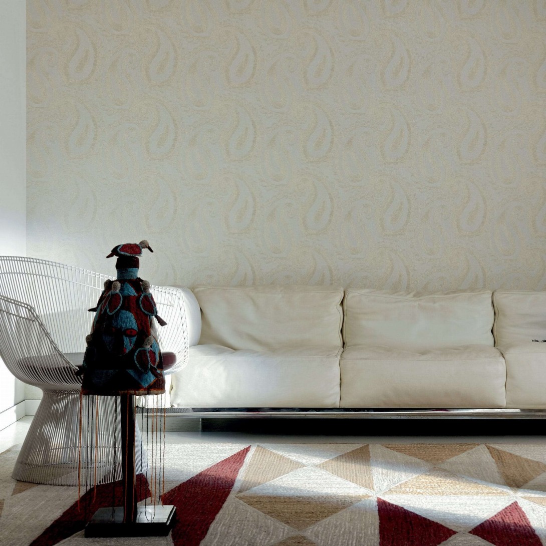 Elitis VP 911 11 Perles Tourmaline - tapeta w ornamenty z motywem koralików