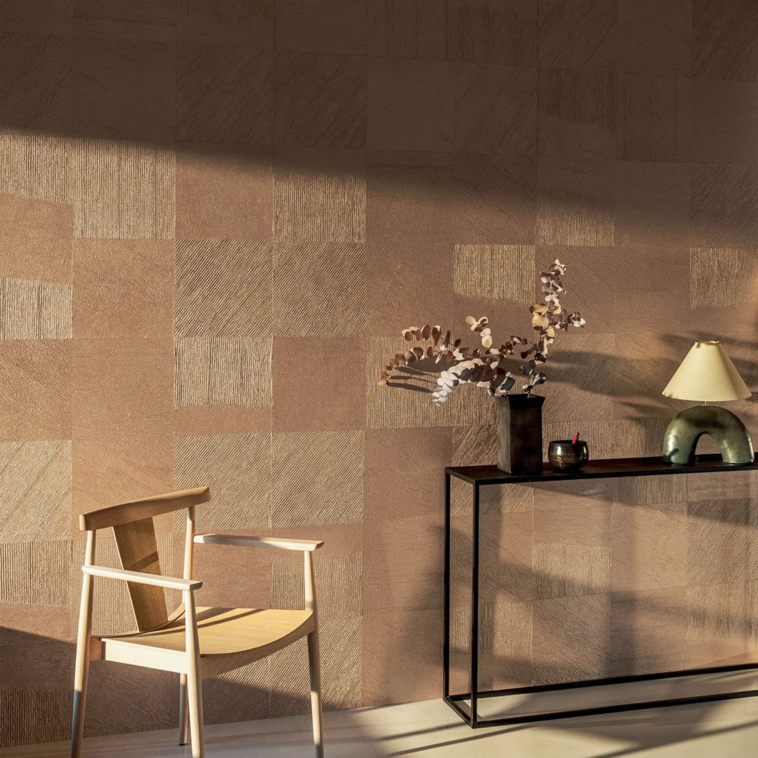 Elitis RM 1060 92 Hanji Koshi - tapeta z ręcznie robionego papieru we wzór szachownicy