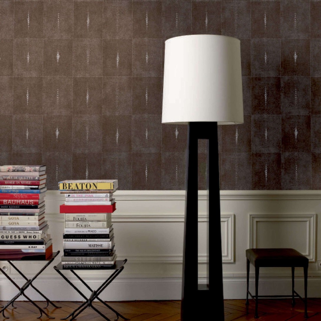 Elitis RM 555 80 Nature Precieuse – tapeta geometryczna imitująca skórę