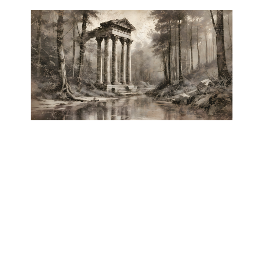 Yo2 LUG1.01.1 Lumber Groves - mural w krajobraz parku z architektonicznymi elementami