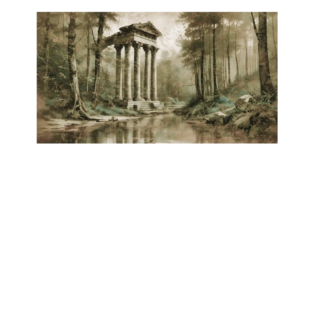 Yo2 LUG1.01.2 Lumber Groves - mural w krajobraz parku z architektonicznymi elementami