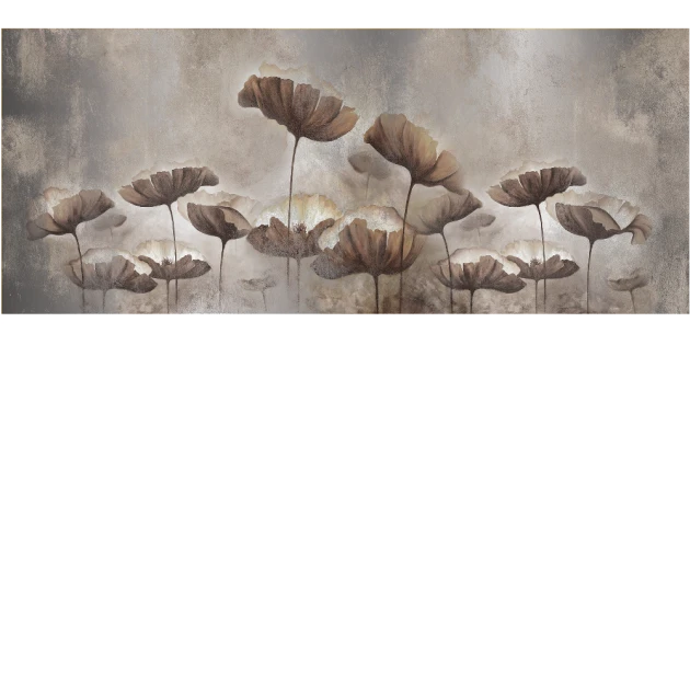 Yo2 EXT1.08 IS/TS/SL Lost Paradise - mural w kwiaty na metalicznym tle