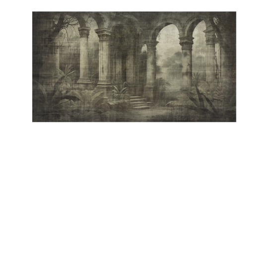 Yo2 FOC1.05.1 Fossil Civil - mural w egzotyczny krajobraz i architektoniczne łuki
