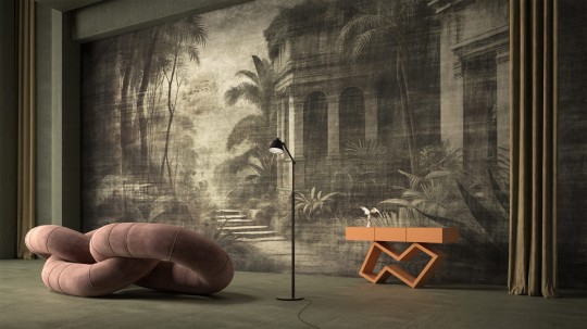 Yo2 FOC1.07.2 Fossil Civil - mural w egzotyczny krajobraz i antyczne budynki