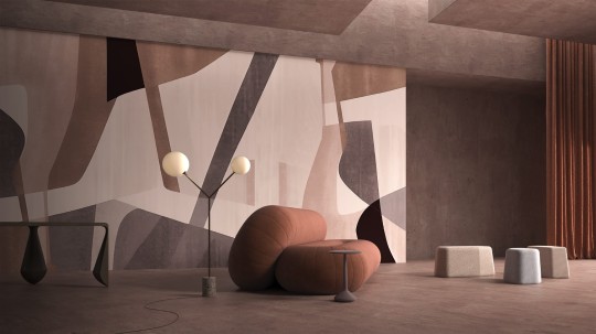 Yo2 AE1.06.2 Dexterity Slyness - mural w geometryczny wzór