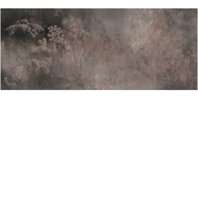 Yo2 SOT1.01.2 Soil Textures - mural w rośliny polne na surowym tle