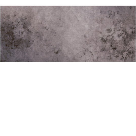 Yo2 SOT1.03.2 Soil Textures - mural w kwiaty na surowym tle