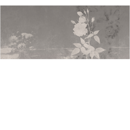 Yo2 SOT1.05.1 Soil Textures - mural w kwiaty na surowym tle