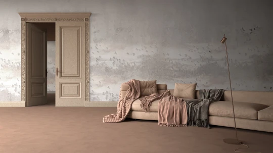 Yo2 UNC1.01.2 Unreal Cruster - mural w roślinny i zamglony krajobraz