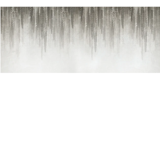 Yo2 UNC1.04.1 Unreal Cruster - mural w rośliny na surowym tle