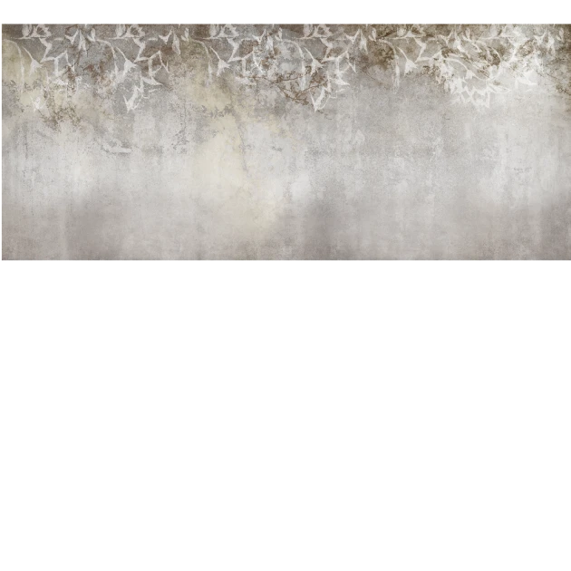 Yo2 UNC1.05.1 Unreal Cruster - mural w rośliny na surowym tle