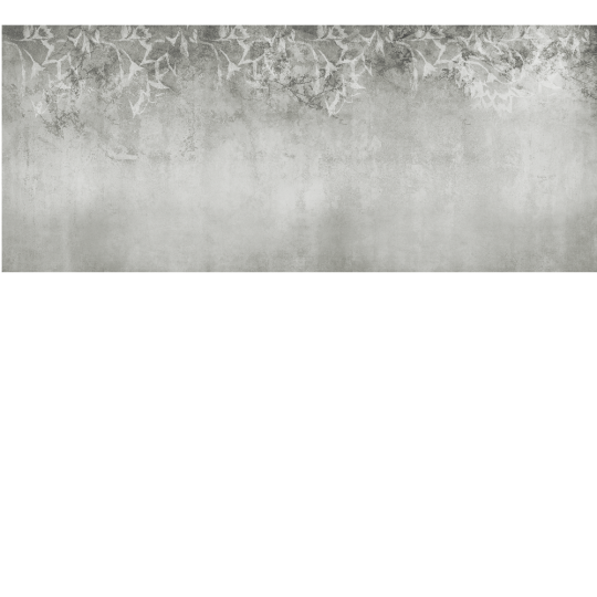 Yo2 UNC1.05.2 Unreal Cruster - mural w rośliny na surowym tle