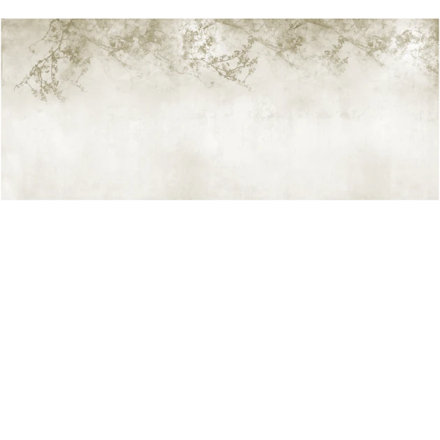 Yo2 UNC1.06.2 Unreal Cruster - mural w rośliny na surowym tle