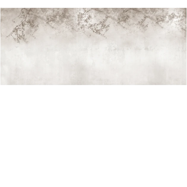 Yo2 UNC1.06.3 Unreal Cruster - mural w rośliny na surowym tle