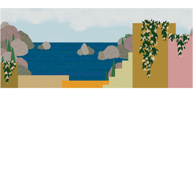 Yo2 JA1.01.2 Sketch Tints - mural w morski krajobraz