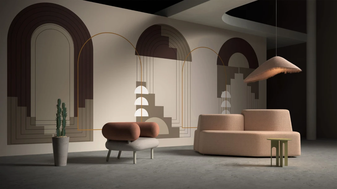 Yo2 SKT1.03.1 Sketch Tints - mural w architektoniczny motyw