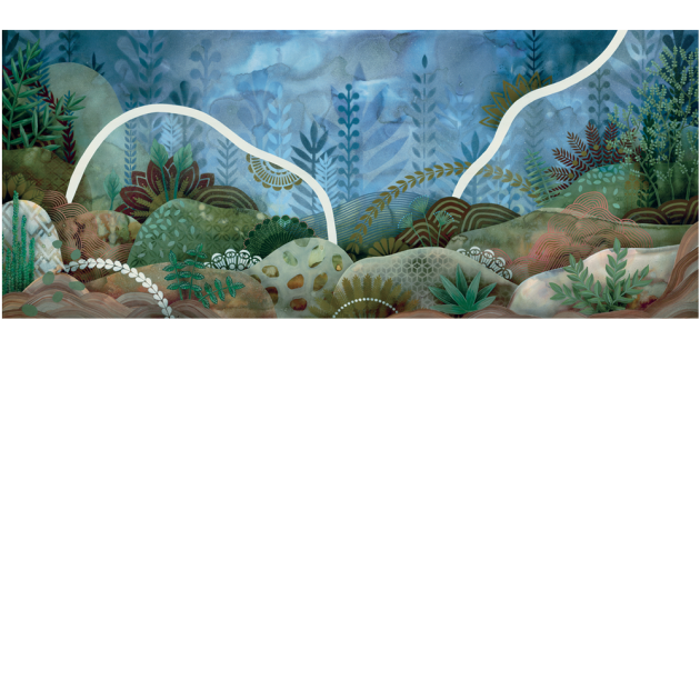 Yo2 BE1.01.1 Utopia Lover - mural w morski krajobraz