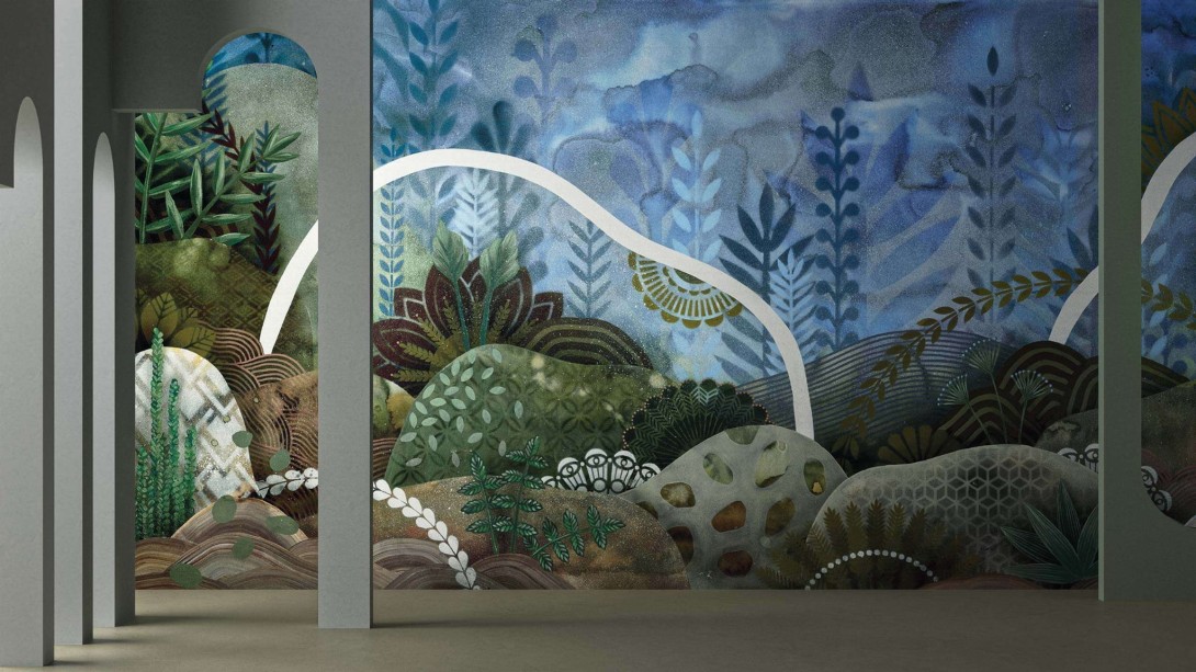 Yo2 BE1.01.2 Utopia Lover - mural w morski krajobraz