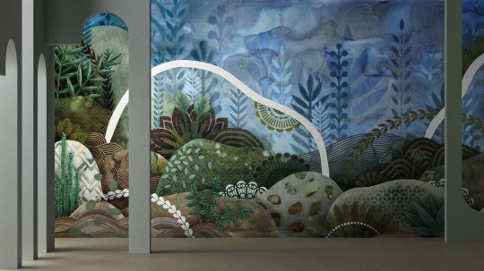 Yo2 BE1.01.2 Utopia Lover - mural w morski krajobraz