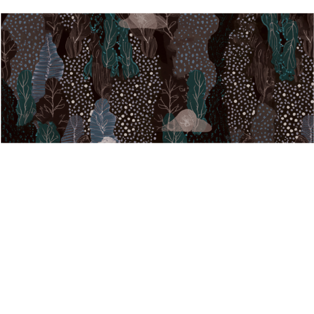 Yo2 UTL1.02.2 Utopia Lover - mural w liście