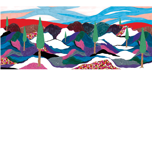 Yo2 UTL1.03.2 Utopia Lover - mural w egzotyczny krajobraz