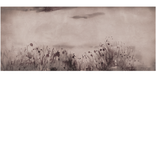 Yo2 MY1.11.1 Comformation Species - mural w polne trawy w abstrakcyjnym stylu