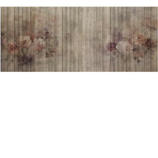 Yo2 SMS1.06.1 Smashing Schemes - mural w kwiaty na zamglonym tle