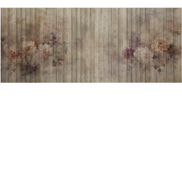 Yo2 SMS1.06.1 Smashing Schemes - mural w kwiaty na zamglonym tle
