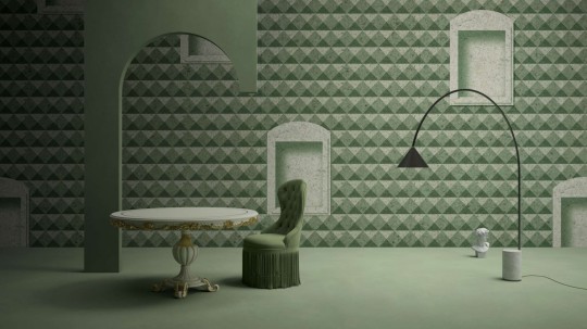Yo2 BU1.01.2 Hip Spaces - mural w architektoniczny motyw