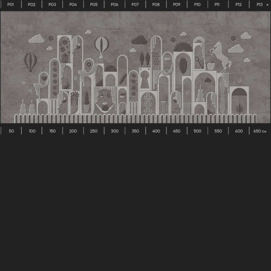Yo2 DD1.01.3 Hip Spaces - mural dla dzieci w balony