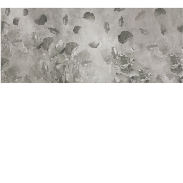 Yo2 EXF1.01.1 Extrinsic Florets - mural w rośliny na mglistym tle