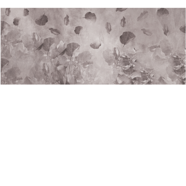 Yo2 EXF1.01.2 Extrinsic Florets - mural w rośliny na mglistym tle