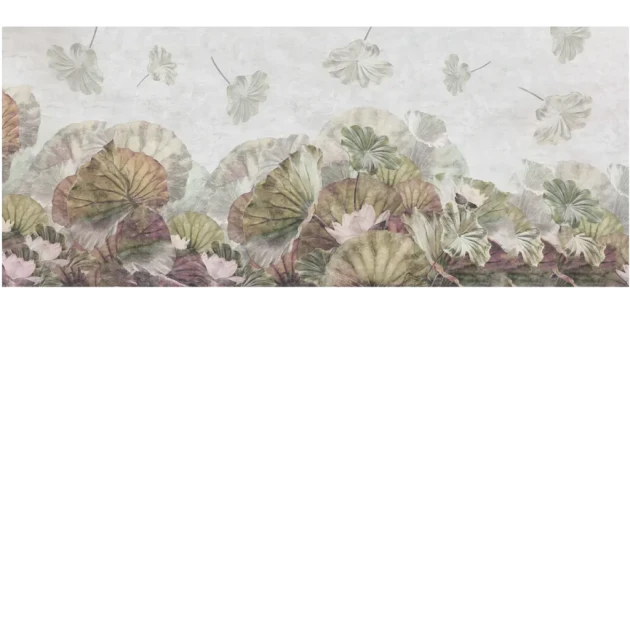 Yo2 EXF1.02.1 Extrinsic Florets - mural w rośliny na mglistym tle