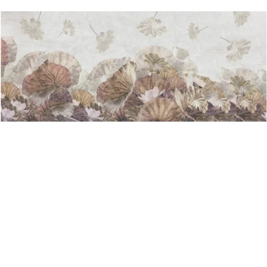 Yo2 EXF1.02.2 Extrinsic Florets - mural w rośliny na mglistym tle