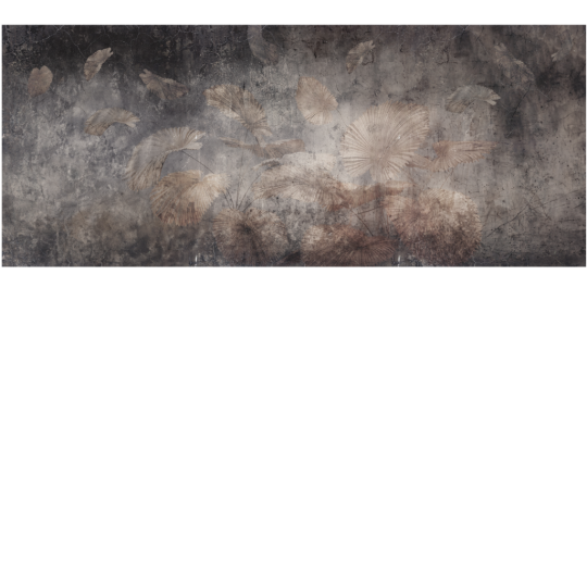 Yo2 EXF1.05.1 Extrinsic Florets - mural w rośliny na mglistym tle