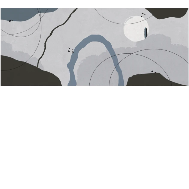Yo2 BV1.06.2 Twist Loops - mural w organiczne kształty inspirowane widokiem ziemi z lotu ptaka