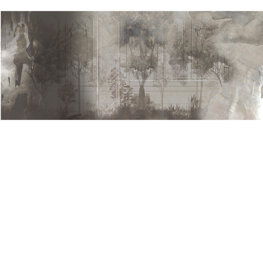 Yo2 PRT1.02.1 Props Terrains - mural imitujący sztukaterię z efektem postarzenia